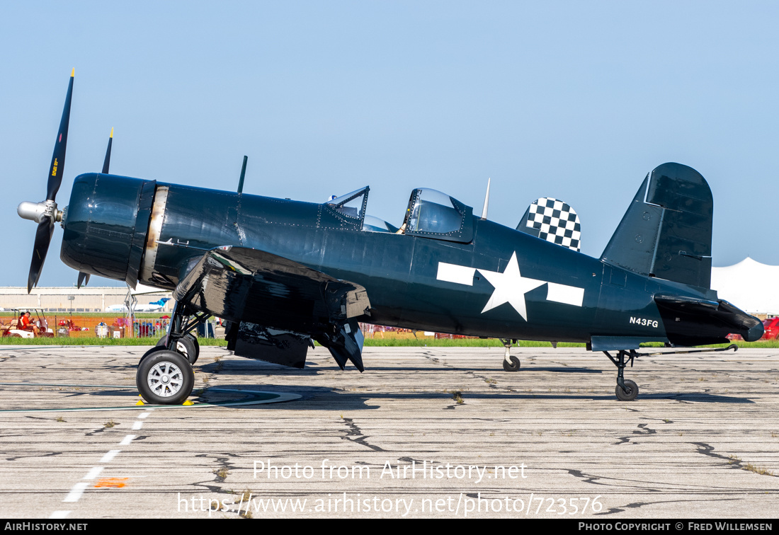 Aircraft Photo of N43FG | Vought FG-1D Corsair | USA - Navy | AirHistory.net #723576