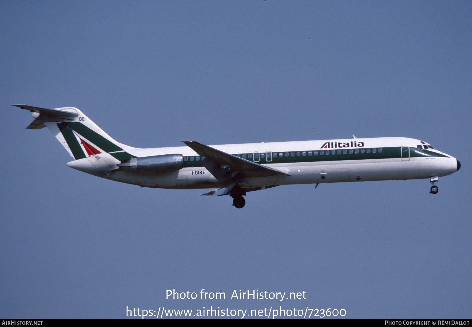 Aircraft Photo of I-DIBE | McDonnell Douglas DC-9-32 | Alitalia | AirHistory.net #723600