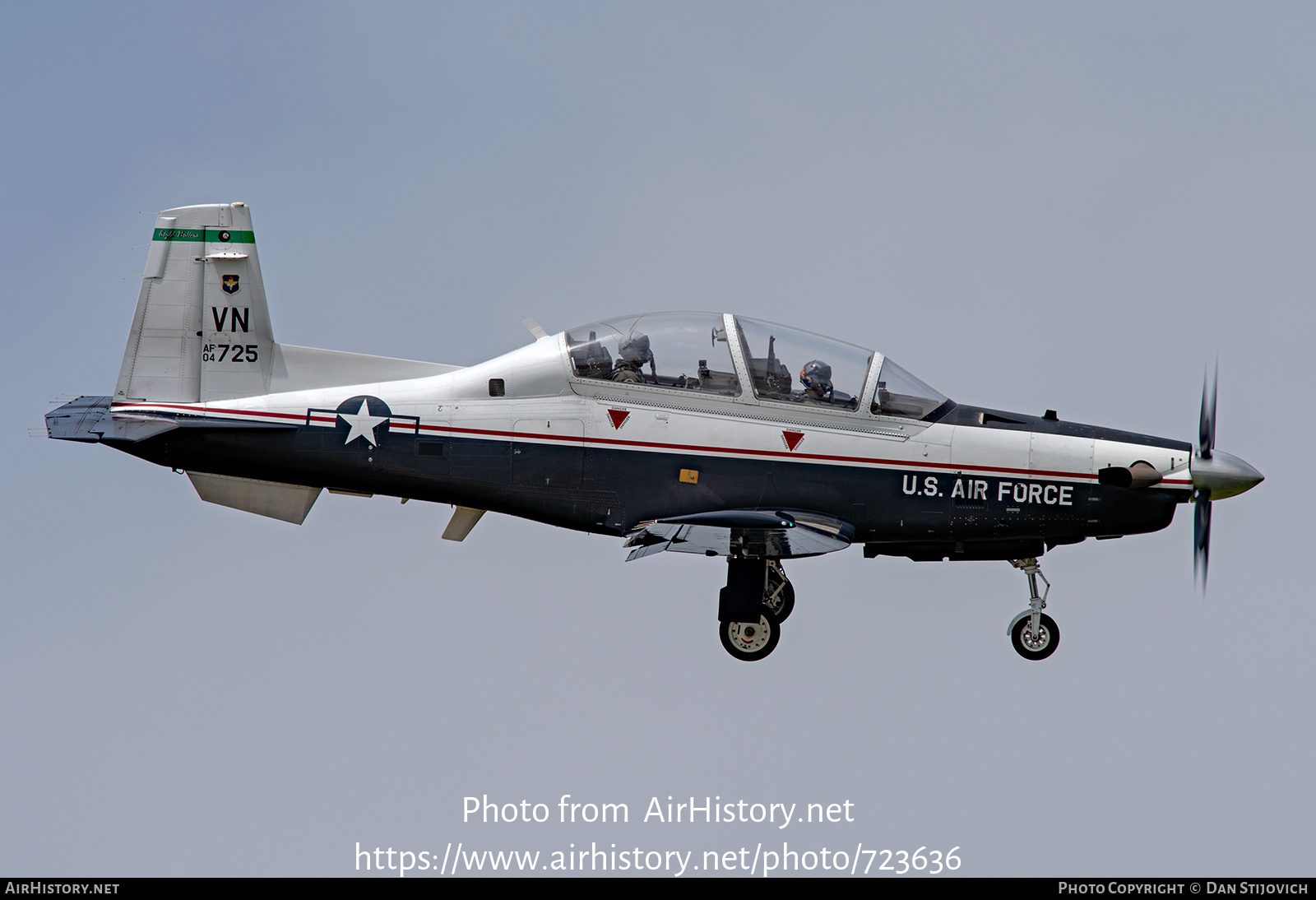 Aircraft Photo of 04-3725 / AF04-725 | Hawker Beechcraft T-6A Texan II | USA - Air Force | AirHistory.net #723636