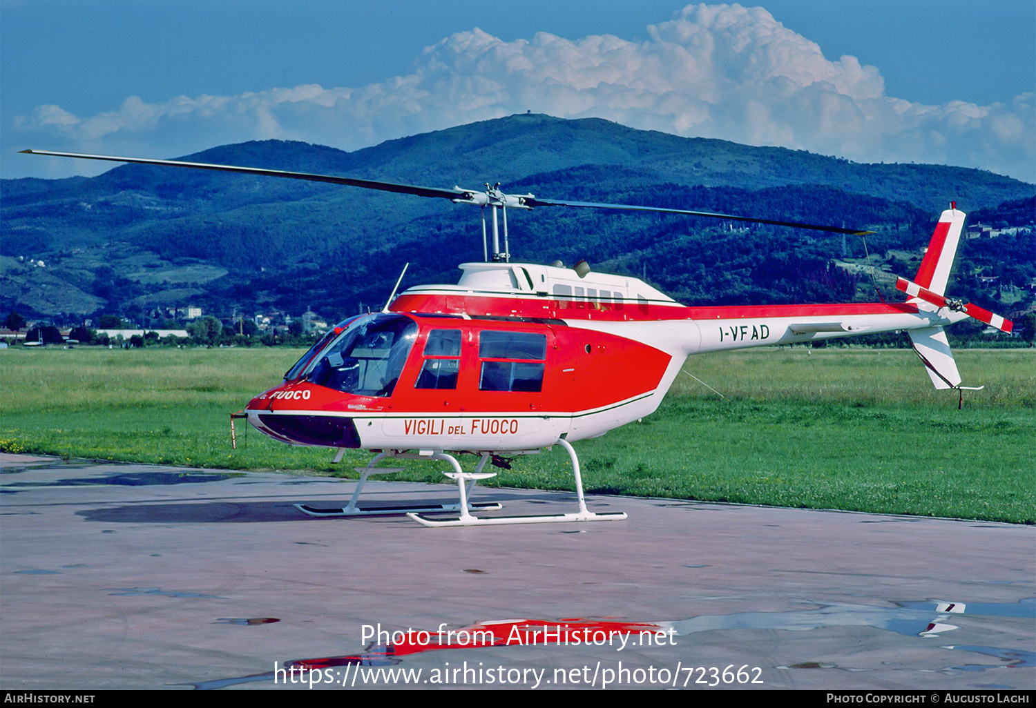 Aircraft Photo of I-VFAD | Agusta AB-206B Jetranger III | Italy - Vigili del Fuoco | AirHistory.net #723662