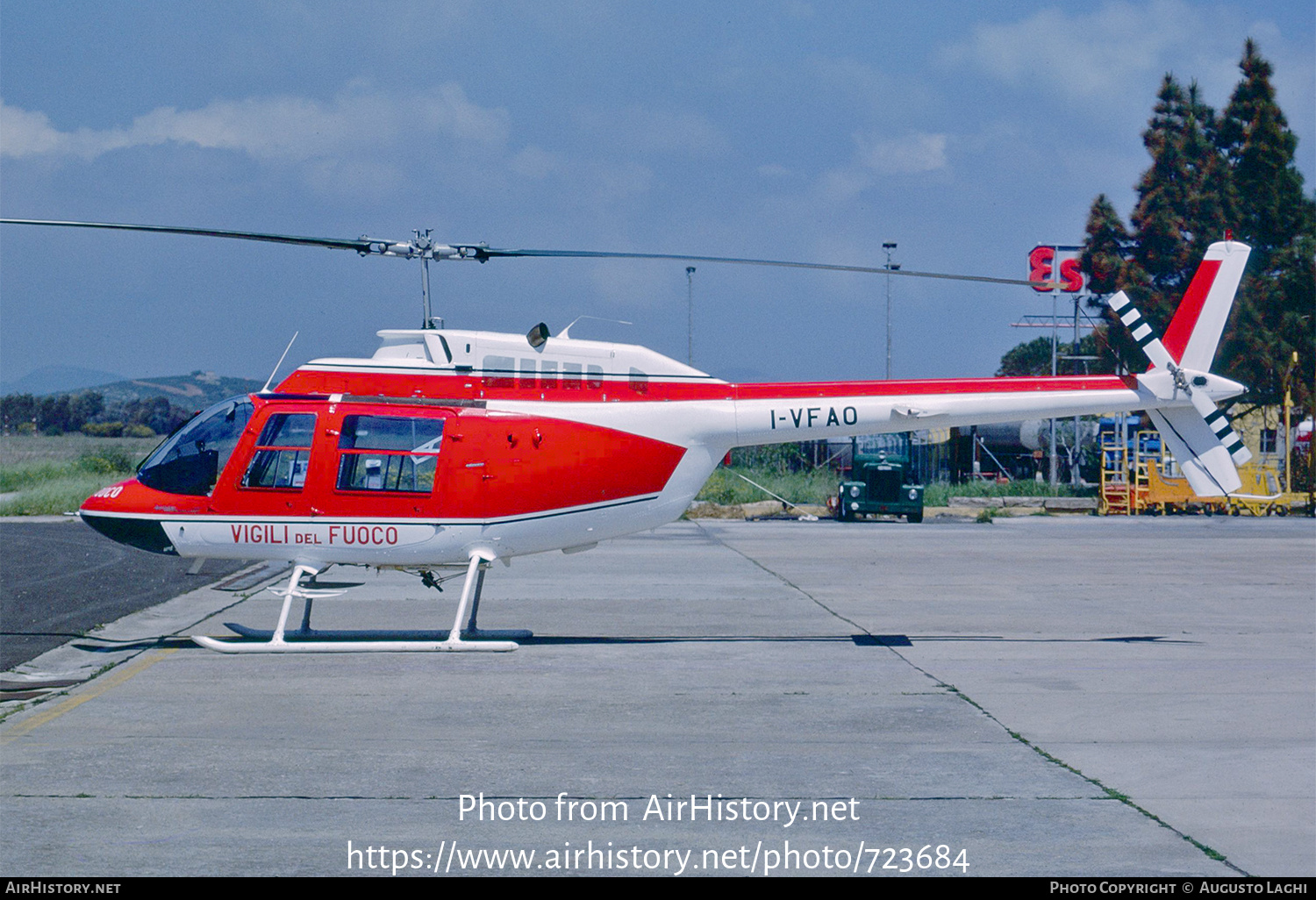 Aircraft Photo of I-VFAO | Agusta AB-206B Jetranger II | Italy - Vigili del Fuoco | AirHistory.net #723684