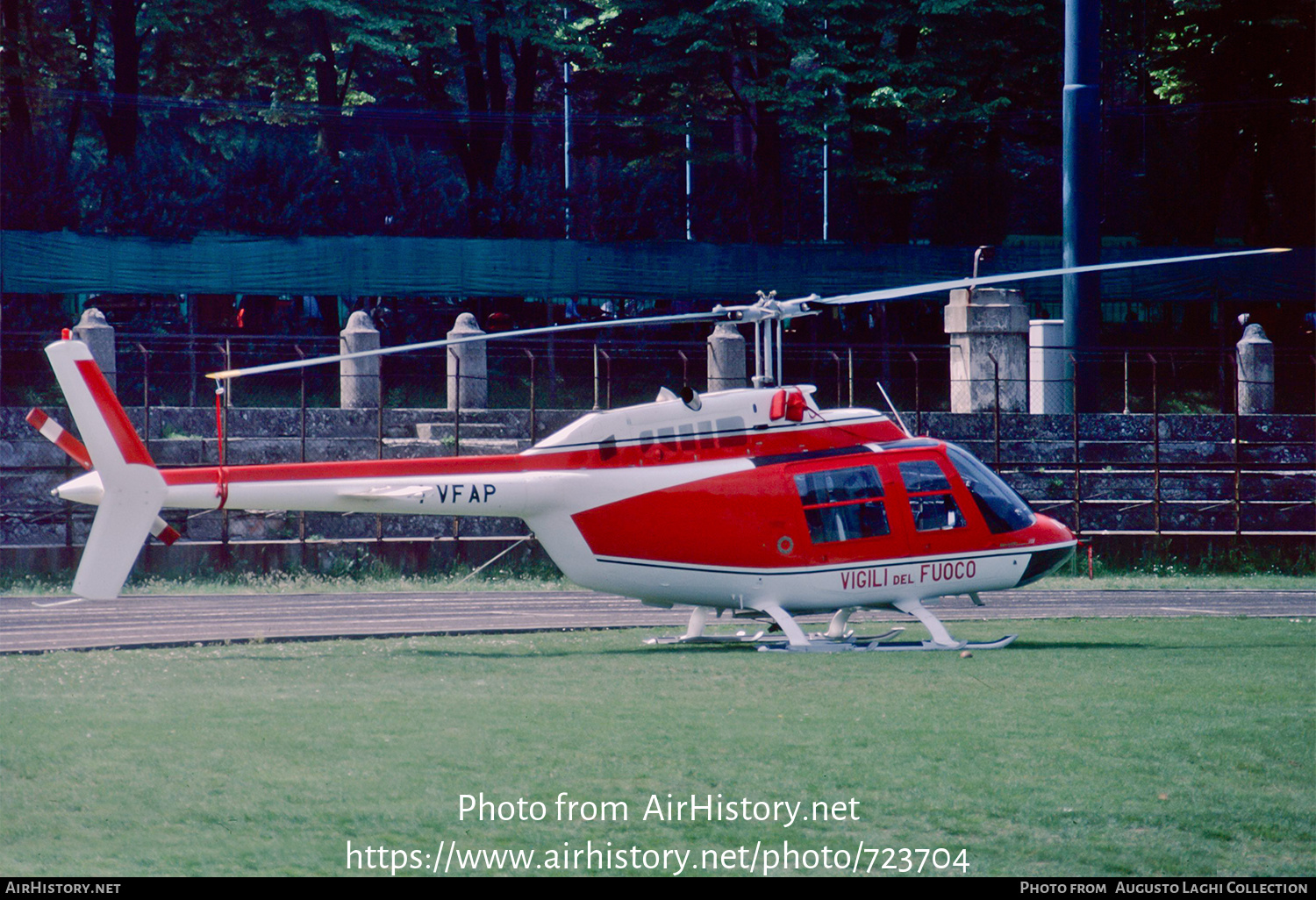 Aircraft Photo of I-VFAP | Agusta AB-206B Jetranger III | Italy - Vigili del Fuoco | AirHistory.net #723704