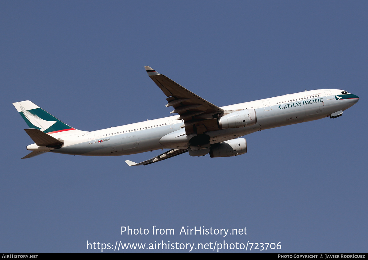 Aircraft Photo of B-LBF | Airbus A330-343E | Cathay Pacific Airways | AirHistory.net #723706