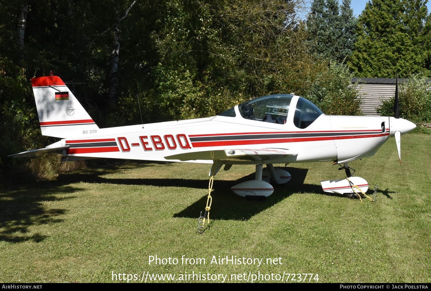 Aircraft Photo of D-EBOQ | Bolkow BO-209 Monsun 150FV | AirHistory.net #723774