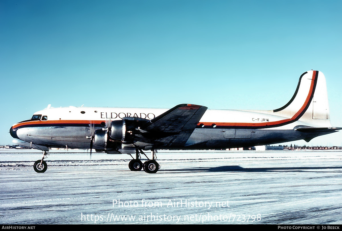 Aircraft Photo of CF-JRW / C-FJRW | Douglas DC-4-1009 | Eldorado Aviation | AirHistory.net #723798