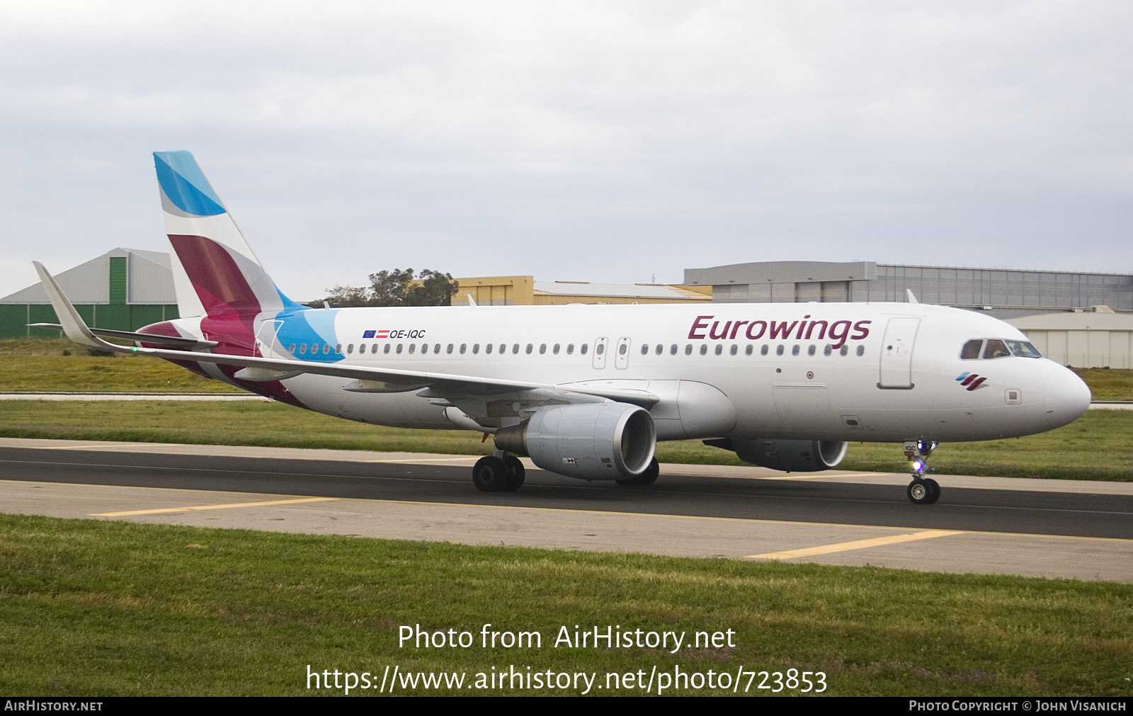 Aircraft Photo of OE-IQC | Airbus A320-214 | Eurowings | AirHistory.net #723853