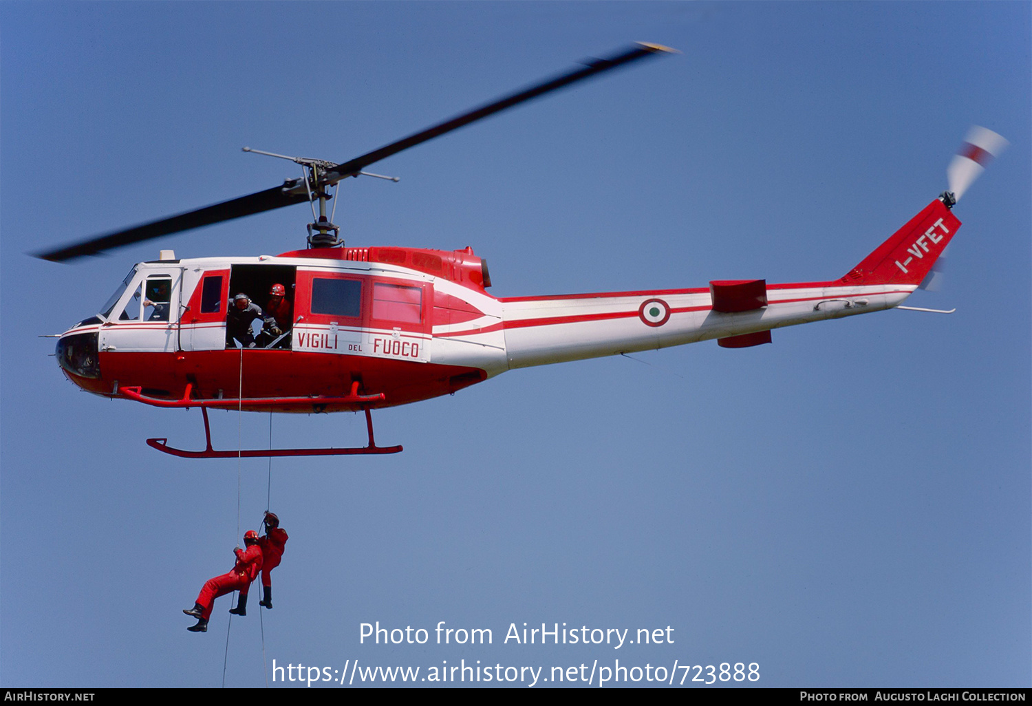 Aircraft Photo of I-VFET | Agusta AB-205A-1 | Italy - Vigili del Fuoco | AirHistory.net #723888