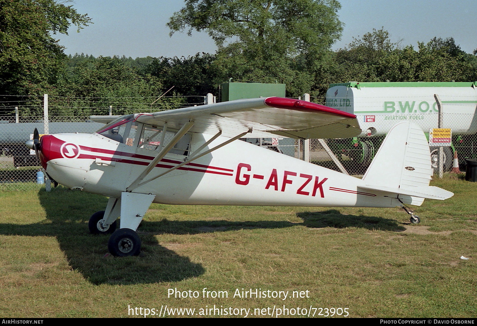 Aircraft Photo of G-AFZK | Luscombe 8A Silvaire | AirHistory.net #723905