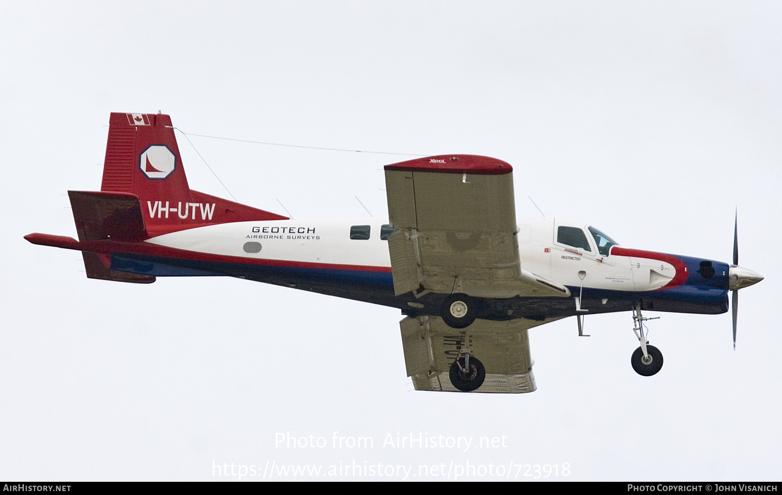 Aircraft Photo of VH-UTW | Pacific Aerospace 750XL | Geotech Airborne Surveys | AirHistory.net #723918