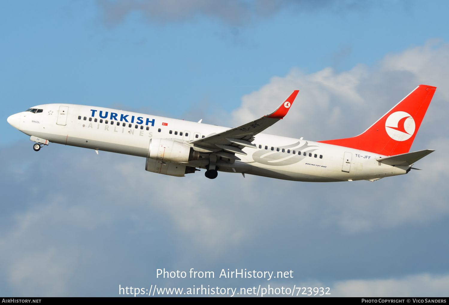 Aircraft Photo of TC-JFF | Boeing 737-8F2 | Turkish Airlines | AirHistory.net #723932