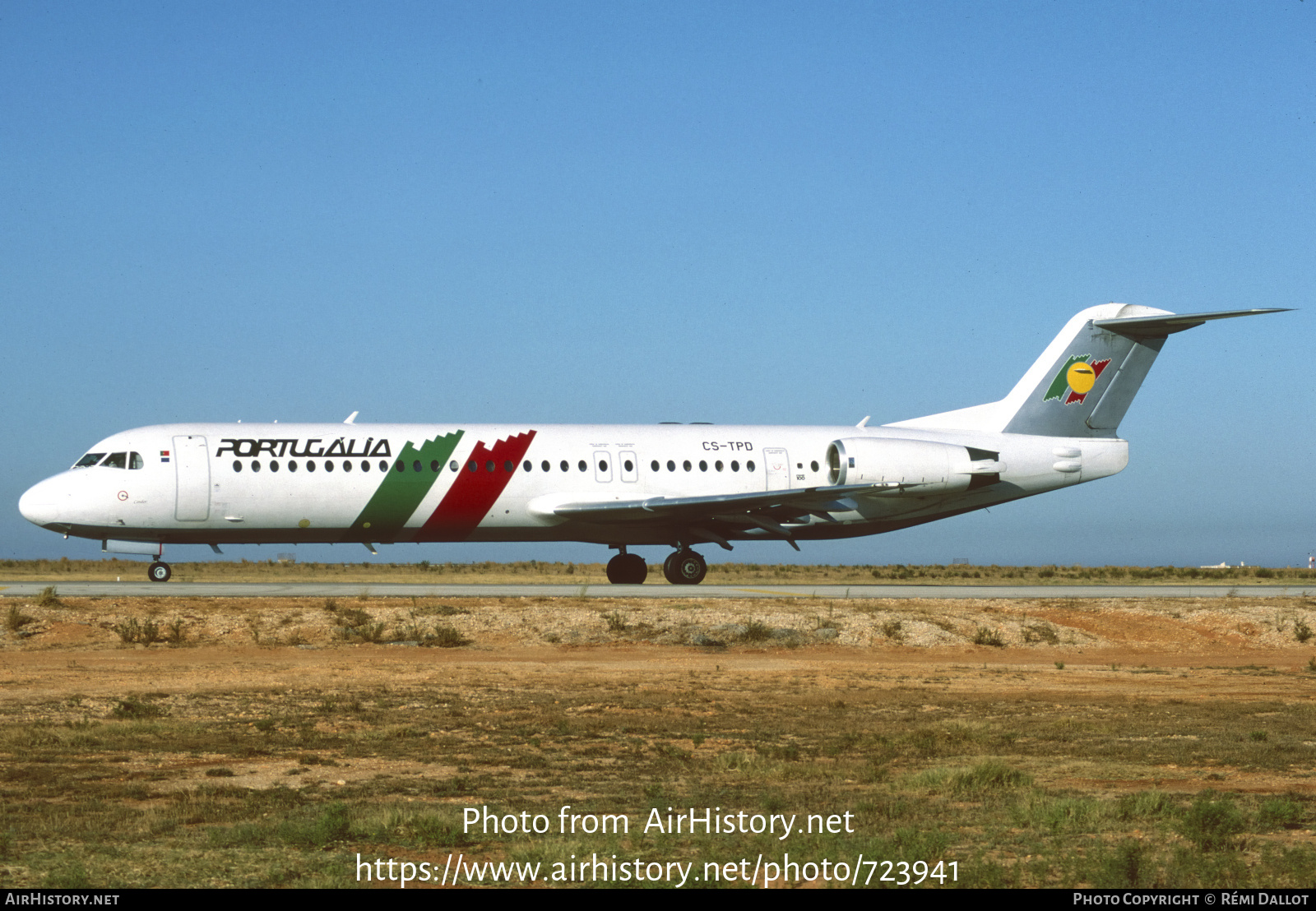 Aircraft Photo of CS-TPD | Fokker 100 (F28-0100) | Portugália Airlines - PGA | AirHistory.net #723941