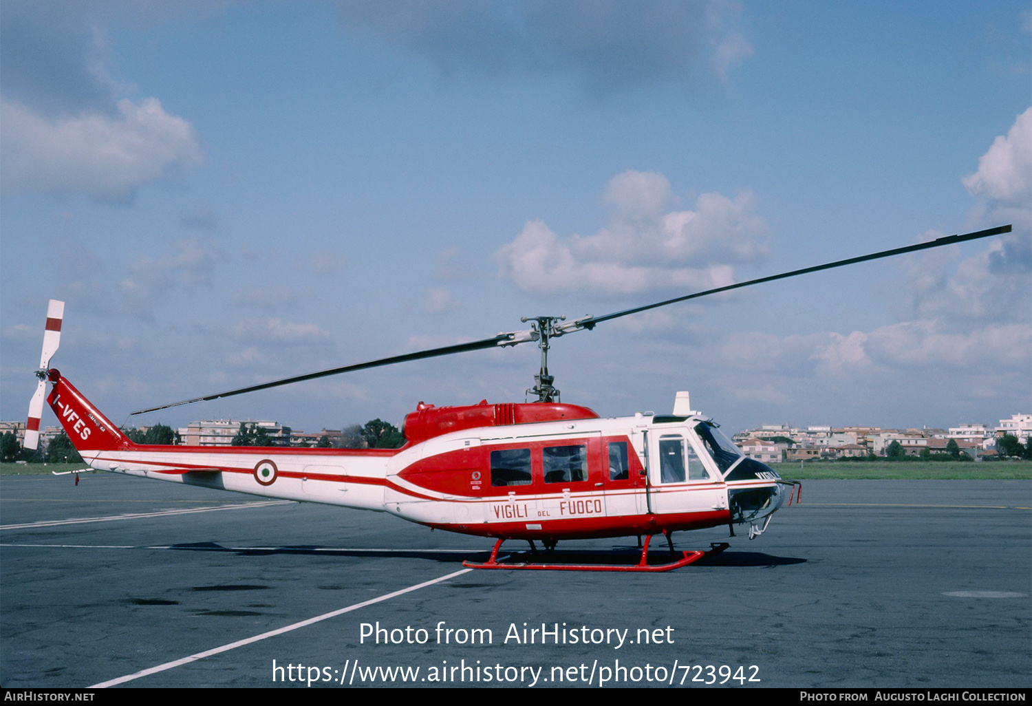 Aircraft Photo of I-VFES | Agusta AB-205A-1 | Italy - Vigili del Fuoco | AirHistory.net #723942