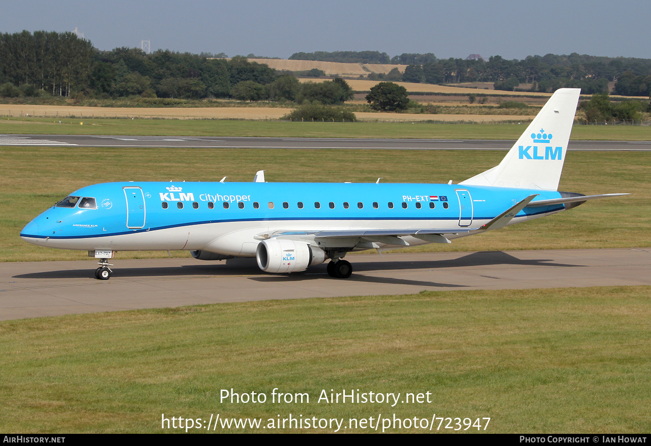 Aircraft Photo of PH-EXT | Embraer 175STD (ERJ-170-200STD) | KLM Cityhopper | AirHistory.net #723947