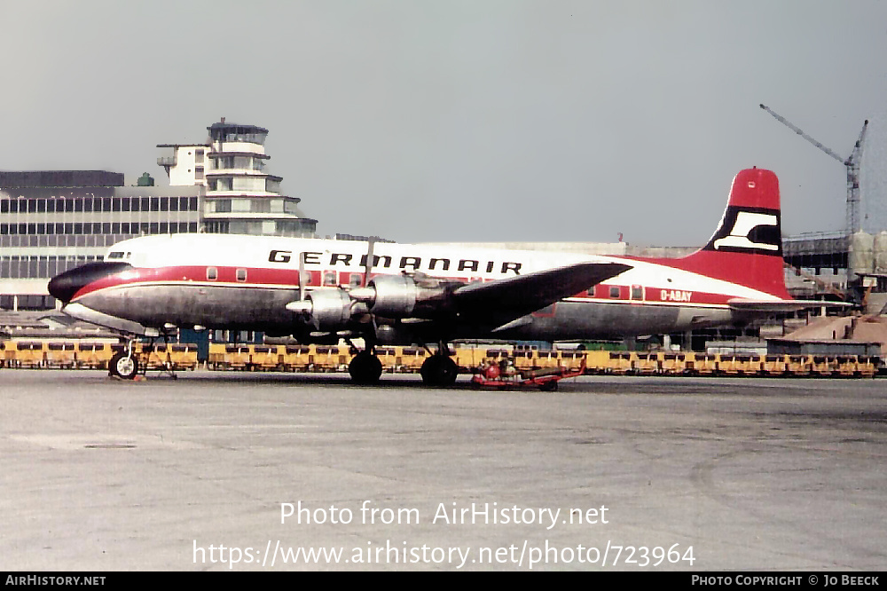 Aircraft Photo of D-ABAY | Douglas DC-6A | Germanair | AirHistory.net #723964