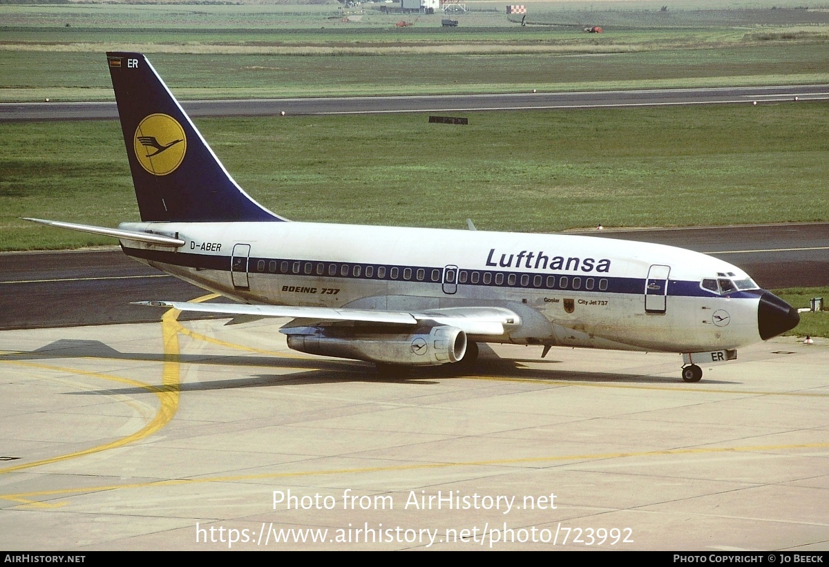 Aircraft Photo of D-ABER | Boeing 737-130 | Lufthansa | AirHistory.net #723992