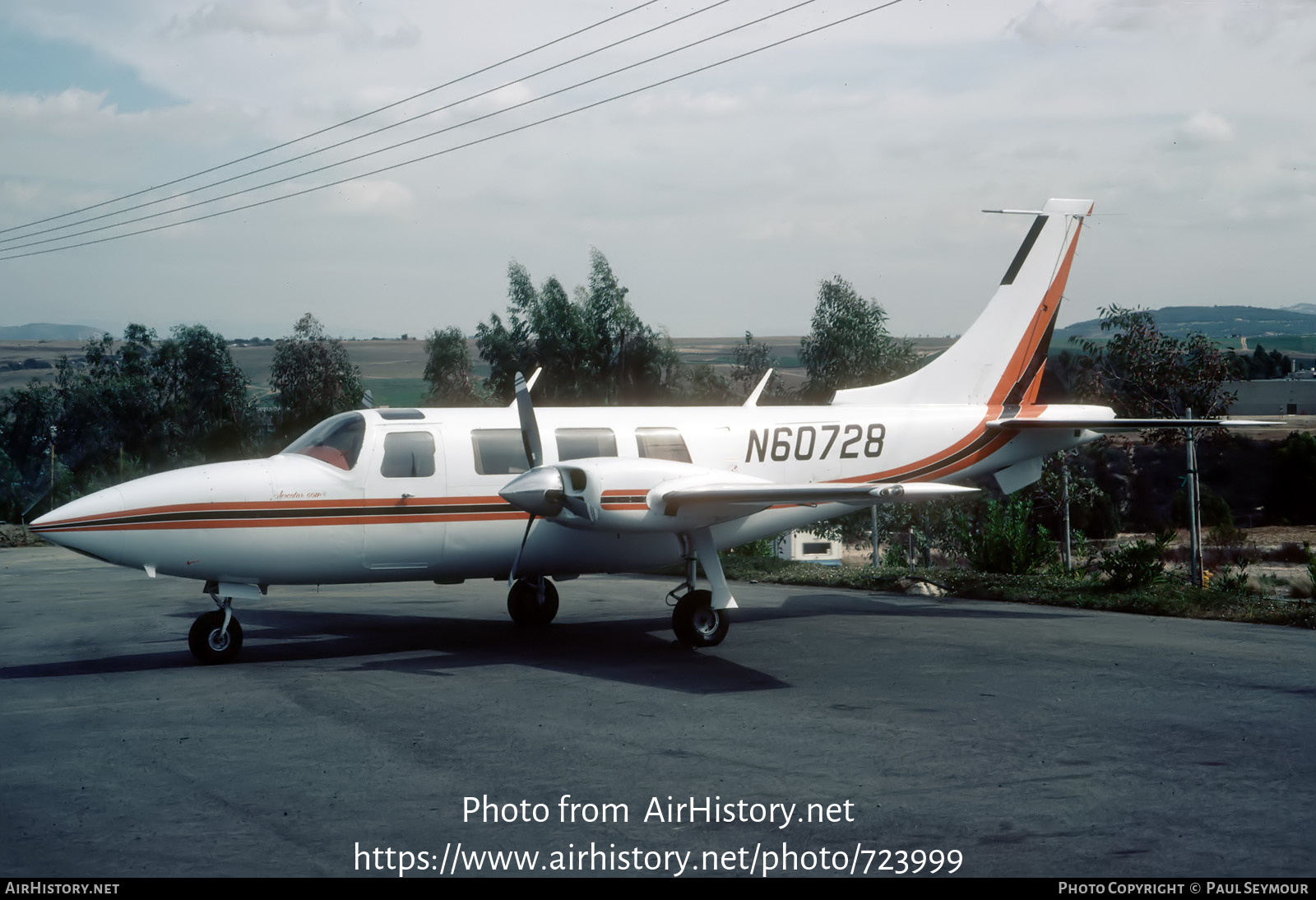 Aircraft Photo of N60728 | Piper Aerostar 601P | AirHistory.net #723999