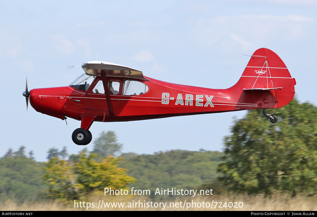 Aircraft Photo of G-AREX | Aeronca 15AC Sedan | AirHistory.net #724020