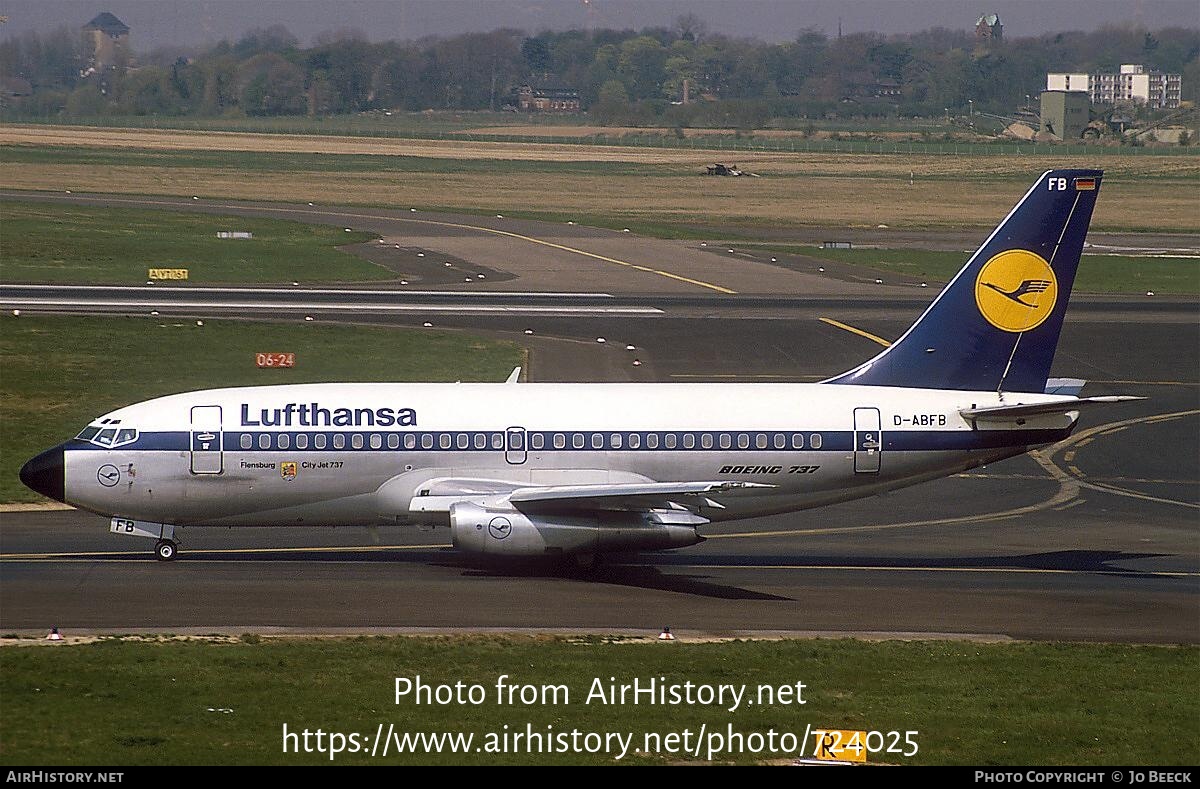 Aircraft Photo of D-ABFB | Boeing 737-230/Adv | Lufthansa | AirHistory.net #724025