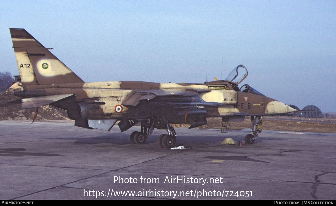 Aircraft Photo of A12 | Sepecat Jaguar A | France - Air Force | AirHistory.net #724051