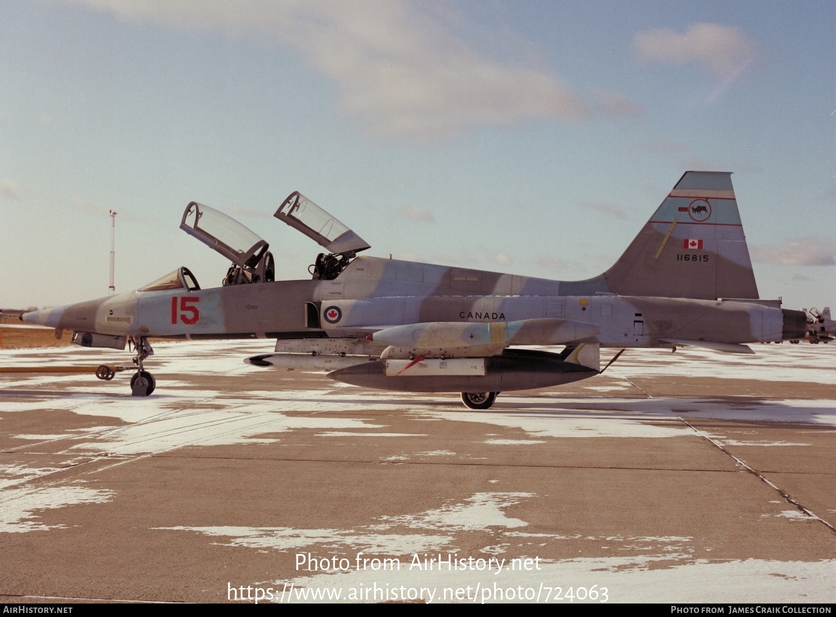 Aircraft Photo of 116815 | Northrop F-5B Freedom Fighter | Canada - Air Force | AirHistory.net #724063