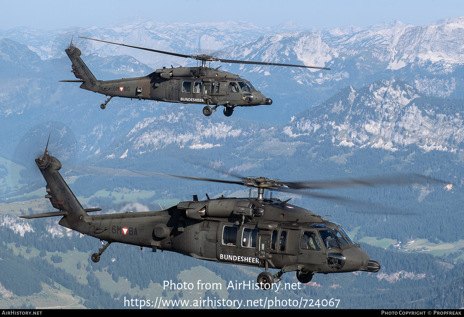 Aircraft Photo of 6M-BA | Sikorsky S-70A-42 Black Hawk | Austria - Air Force | AirHistory.net #724067