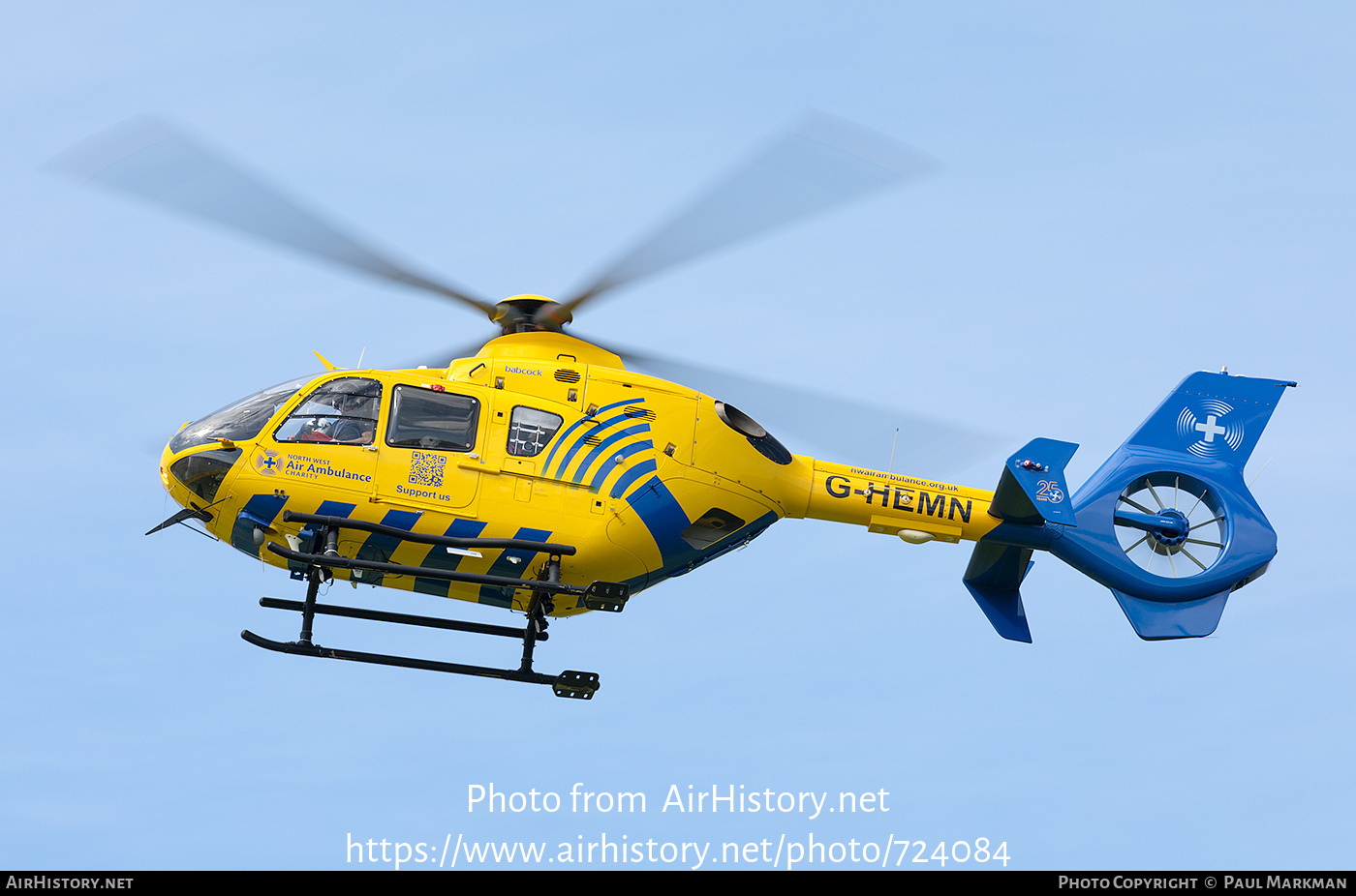 Aircraft Photo of G-HEMN | Eurocopter EC-135T-2+ | North West Air Ambulance | AirHistory.net #724084