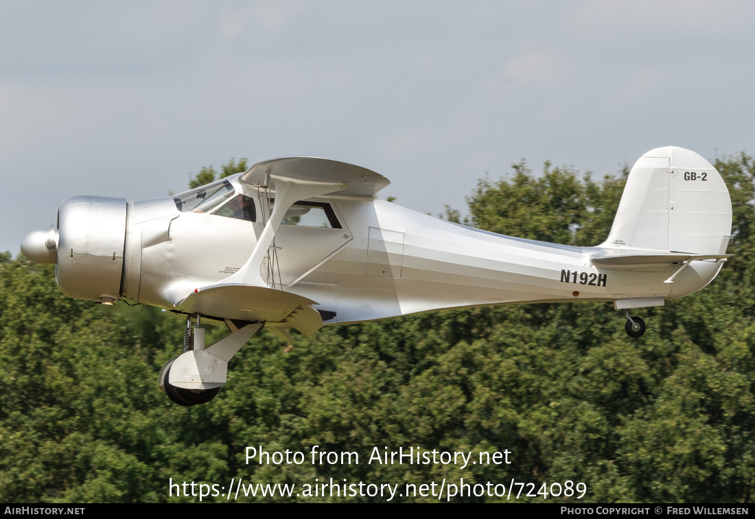 Aircraft Photo of N192H | Beech GB-2 (D17S) | AirHistory.net #724089