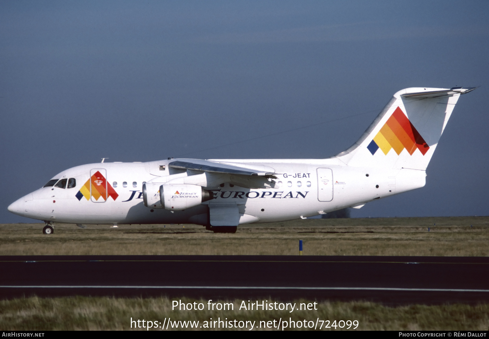 Aircraft Photo of G-JEAT | British Aerospace BAe-146-100 | Jersey European Airways | AirHistory.net #724099