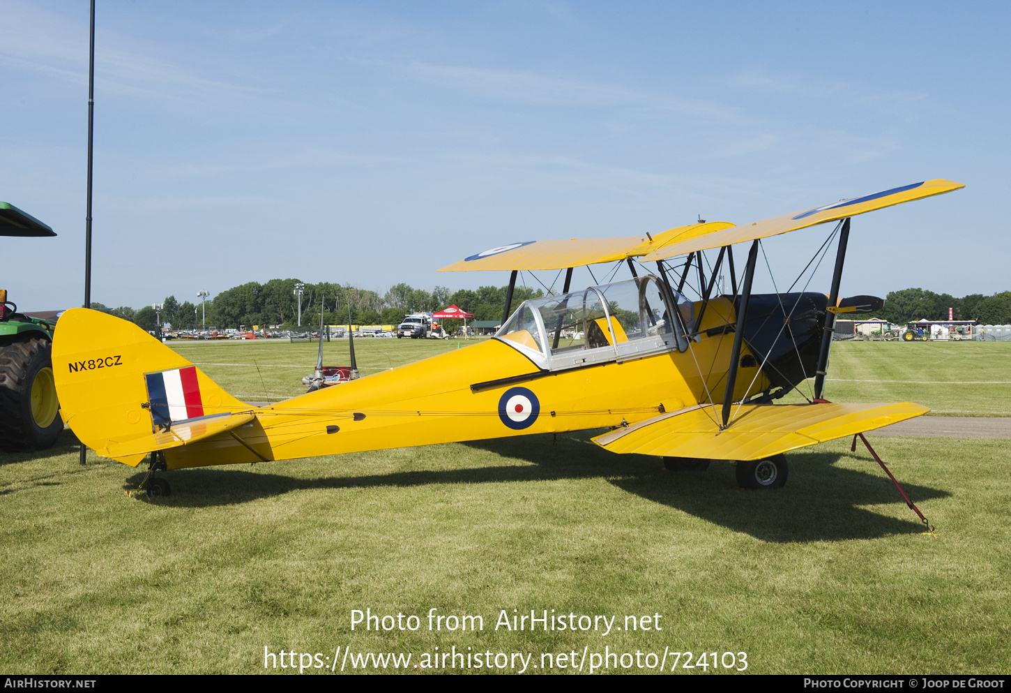 Aircraft Photo of N82CZ / NX82CZ | De Havilland D.H. 82C Tiger Moth | Canada - Air Force | AirHistory.net #724103