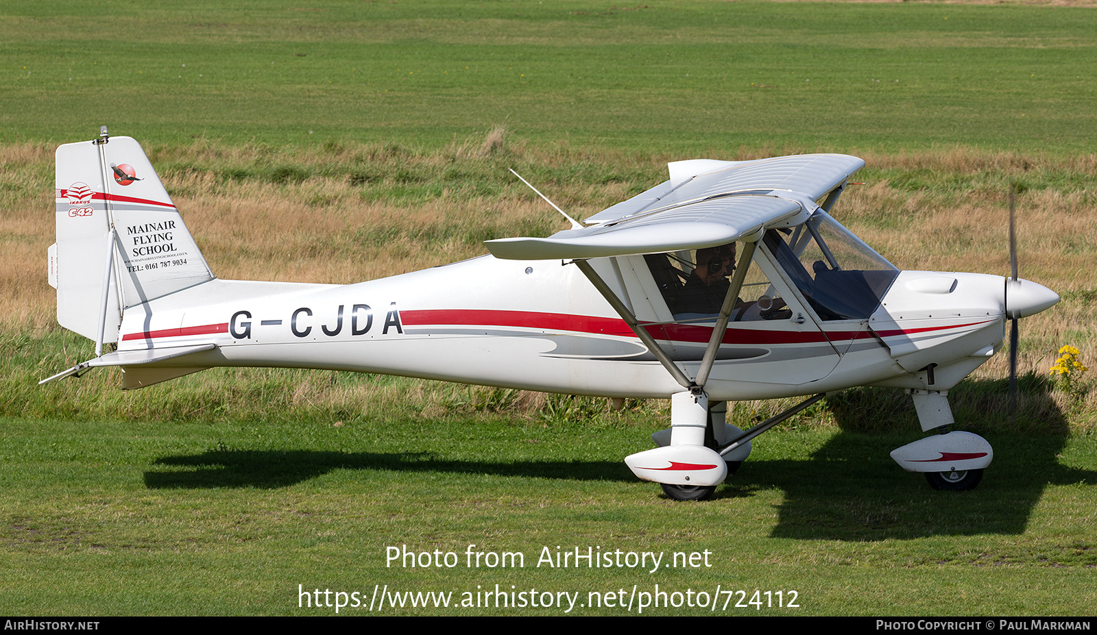 Aircraft Photo of G-CJDA | Comco Ikarus C42-FB80 | Mainair Flying School | AirHistory.net #724112