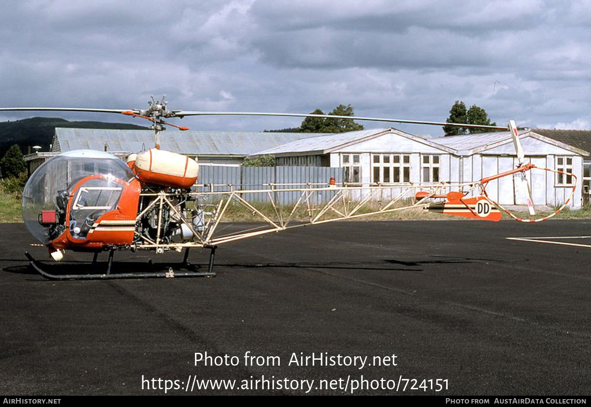 Aircraft Photo of ZK-HDD / DD | Bell 47G-4A | AirHistory.net #724151