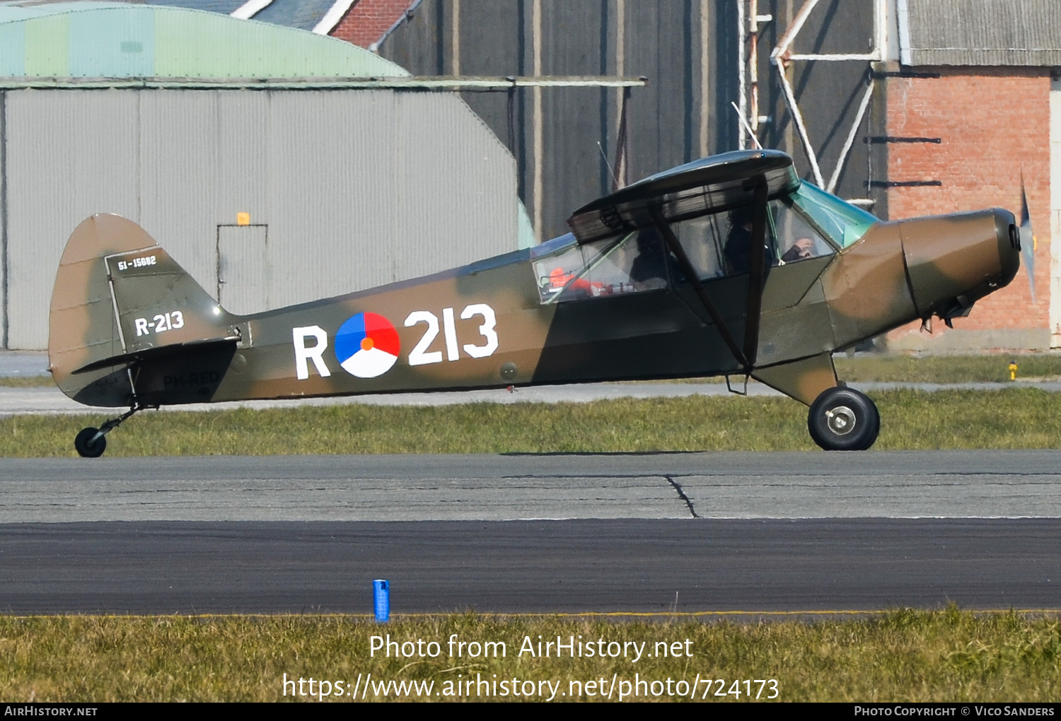 Aircraft Photo of PH-RED / R-213 | Piper PA-18-125 Super Cub | Netherlands - Air Force | AirHistory.net #724173