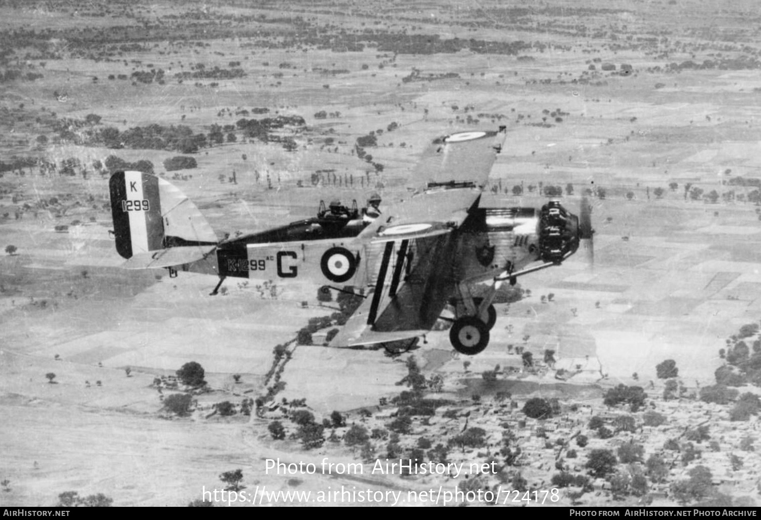 Aircraft Photo of K1299 | Westland Wapiti IIA | UK - Air Force | AirHistory.net #724178