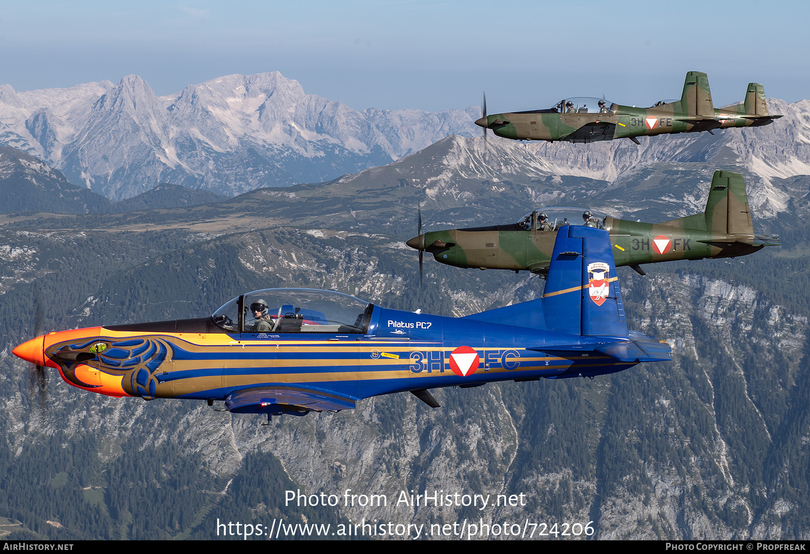 Aircraft Photo of 3H-FC | Pilatus PC-7 | Austria - Air Force | AirHistory.net #724206