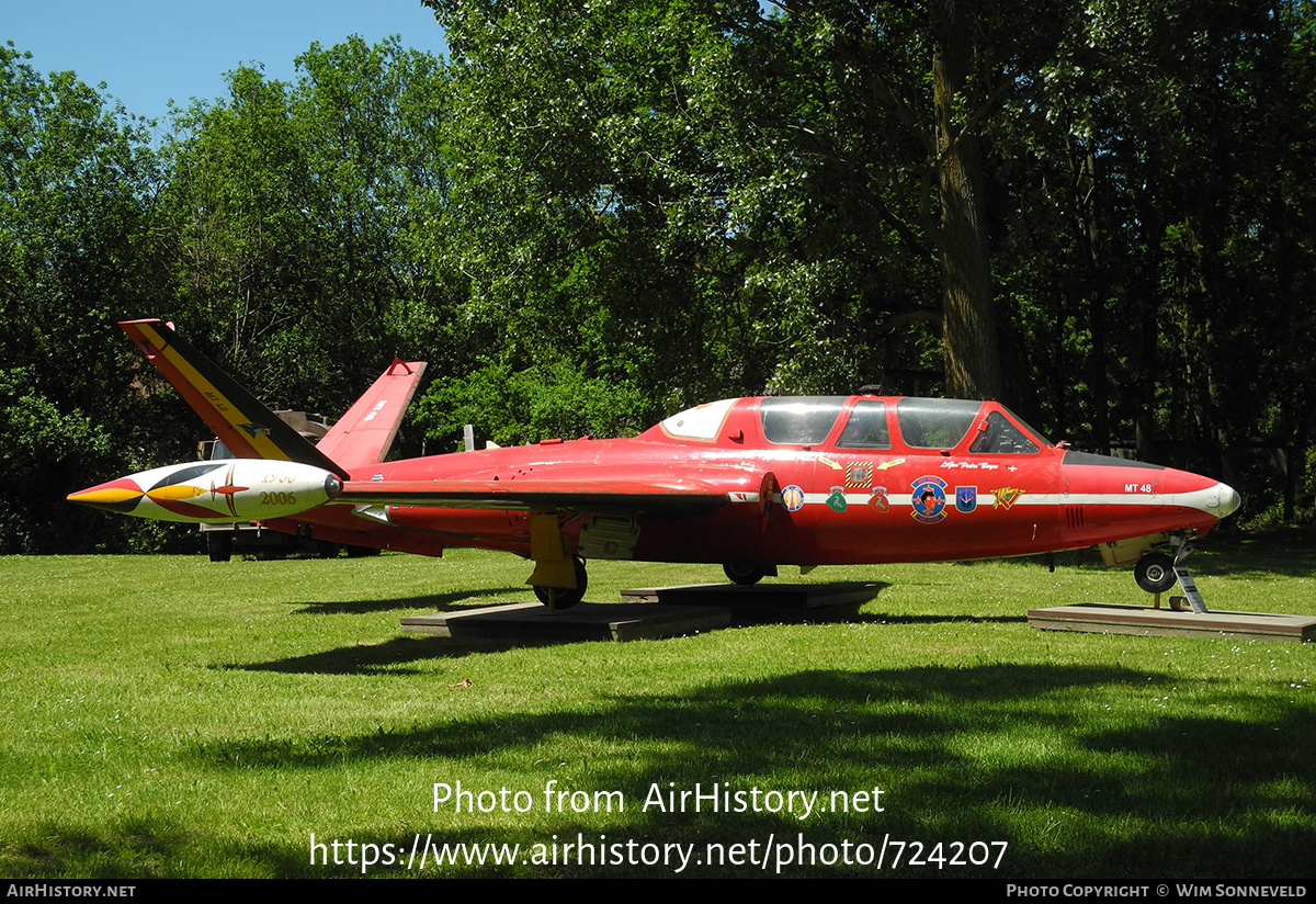 Aircraft Photo of MT48 | Fouga CM-170R Magister | Belgium - Air Force | AirHistory.net #724207