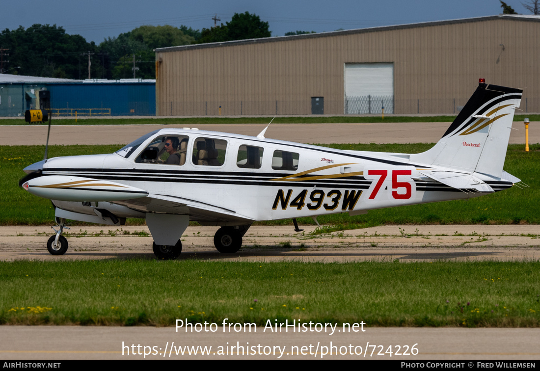 Aircraft Photo of N493W | Beech A36 Bonanza 36 | AirHistory.net #724226