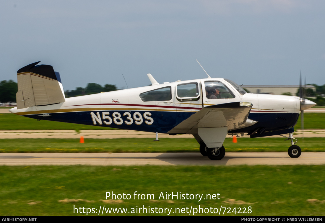 Aircraft Photo of N5839S | Beech S35 Bonanza | AirHistory.net #724228