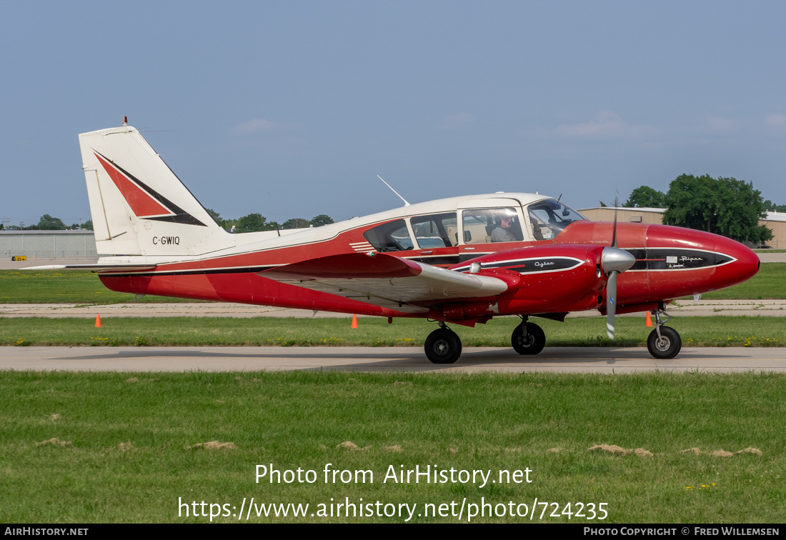 Aircraft Photo of C-GWIQ | Piper PA-23-250 Aztec B | AirHistory.net #724235