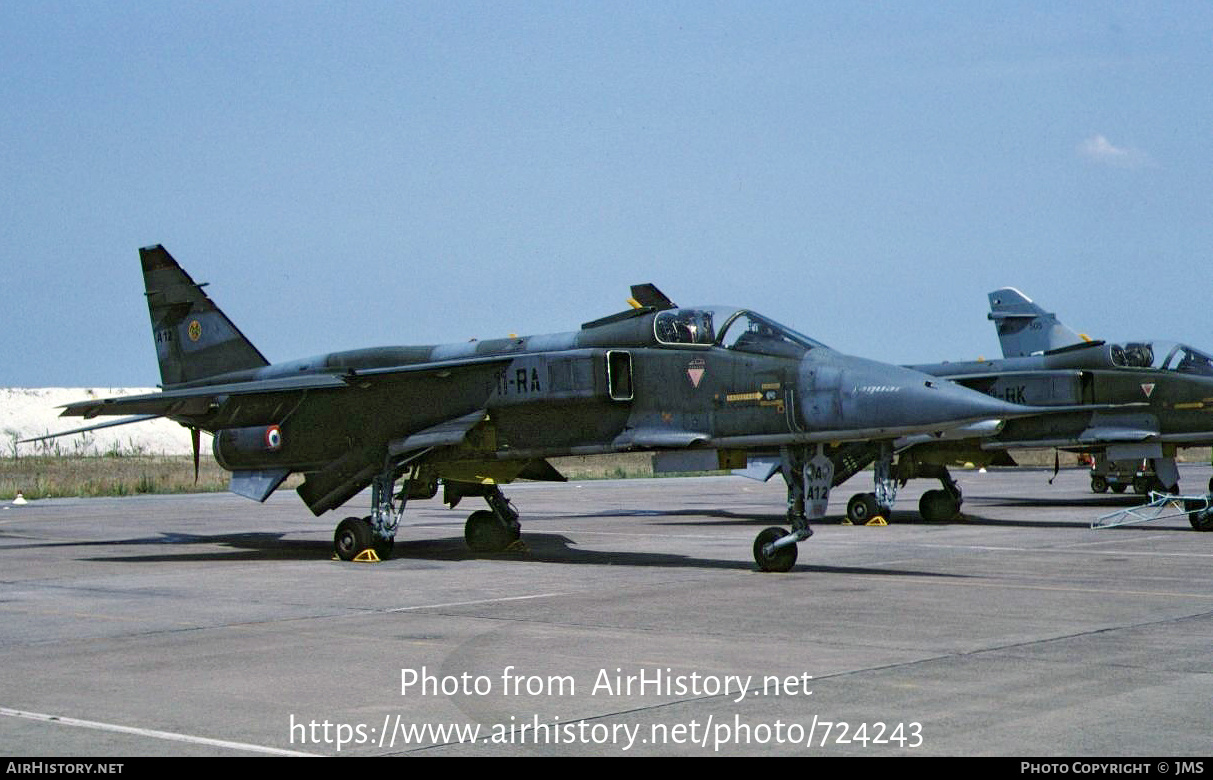 Aircraft Photo of A12 | Sepecat Jaguar A | France - Air Force | AirHistory.net #724243