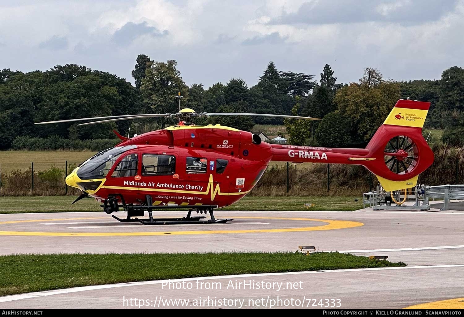 Aircraft Photo of G-RMAA | Airbus Helicopters EC-145 (BK-117 D-2) | Midlands Air Ambulance | AirHistory.net #724333