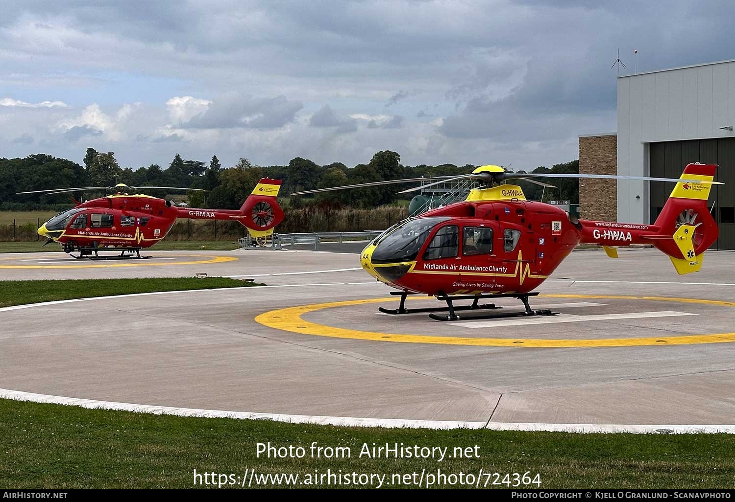 Aircraft Photo of G-HWAA | Eurocopter EC-135T-2 | Midlands Air Ambulance | AirHistory.net #724364