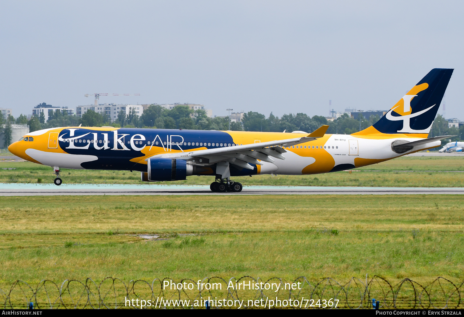 Aircraft Photo of 9H-RTU | Airbus A330-203 | Luke Air | AirHistory.net #724367