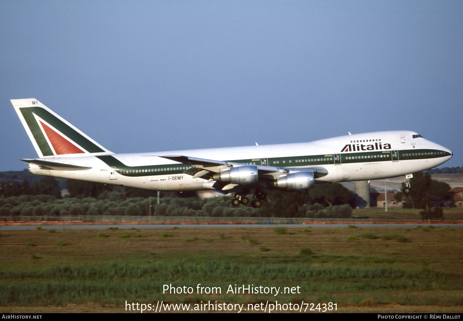 Aircraft Photo of I-DEMY | Boeing 747-230B | Alitalia | AirHistory.net #724381