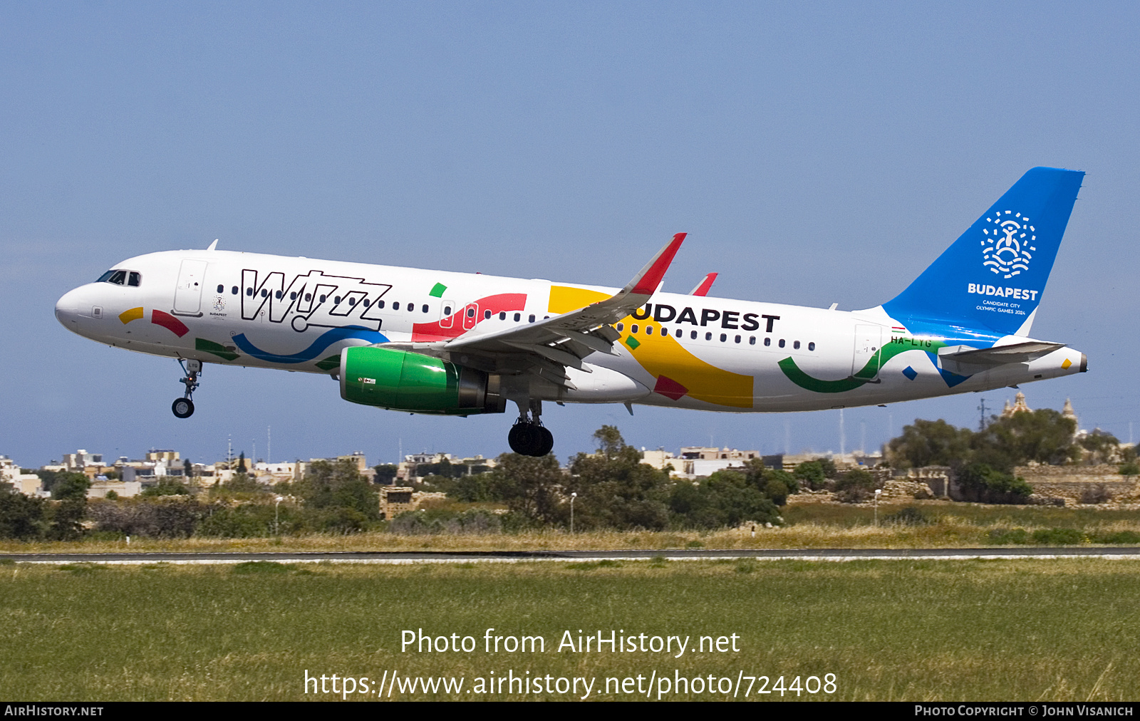 Aircraft Photo of HA-LYG | Airbus A320-232 | Wizz Air | AirHistory.net #724408