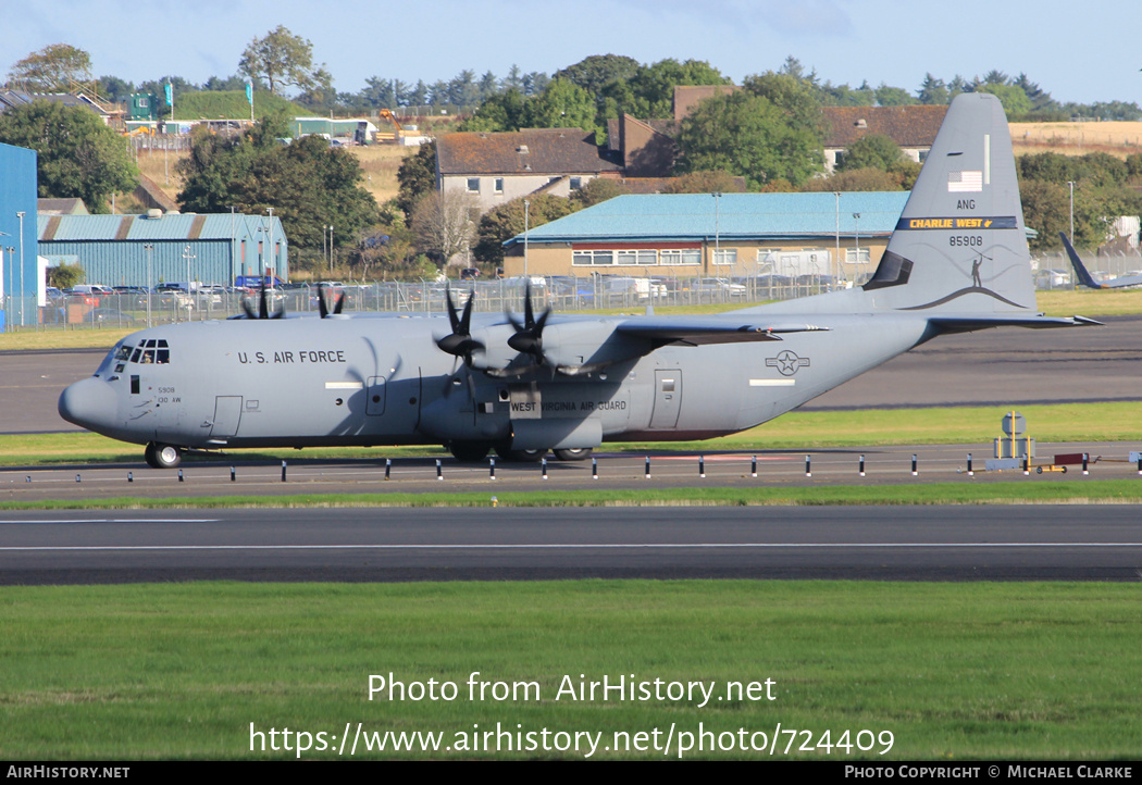 Aircraft Photo of 18-5908 / 85908 | Lockheed Martin C-130J-30 Hercules | USA - Air Force | AirHistory.net #724409