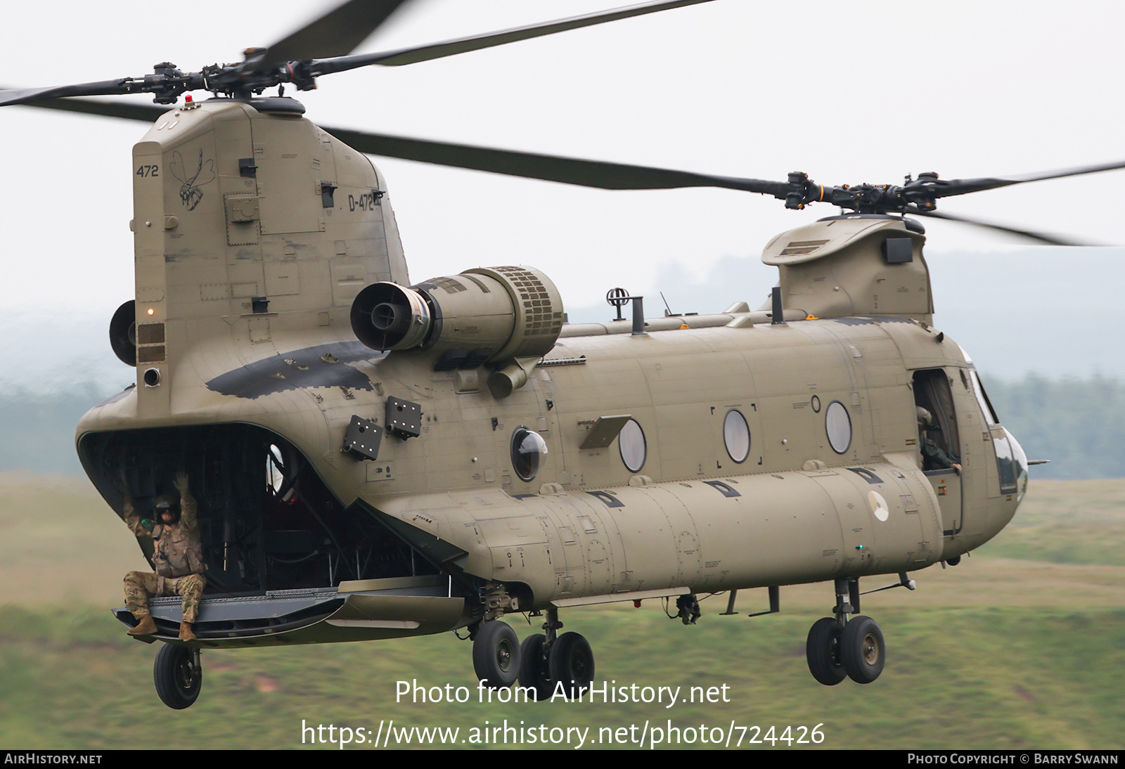 Aircraft Photo of D-472 | Boeing CH-47F Chinook (414) | Netherlands - Air Force | AirHistory.net #724426