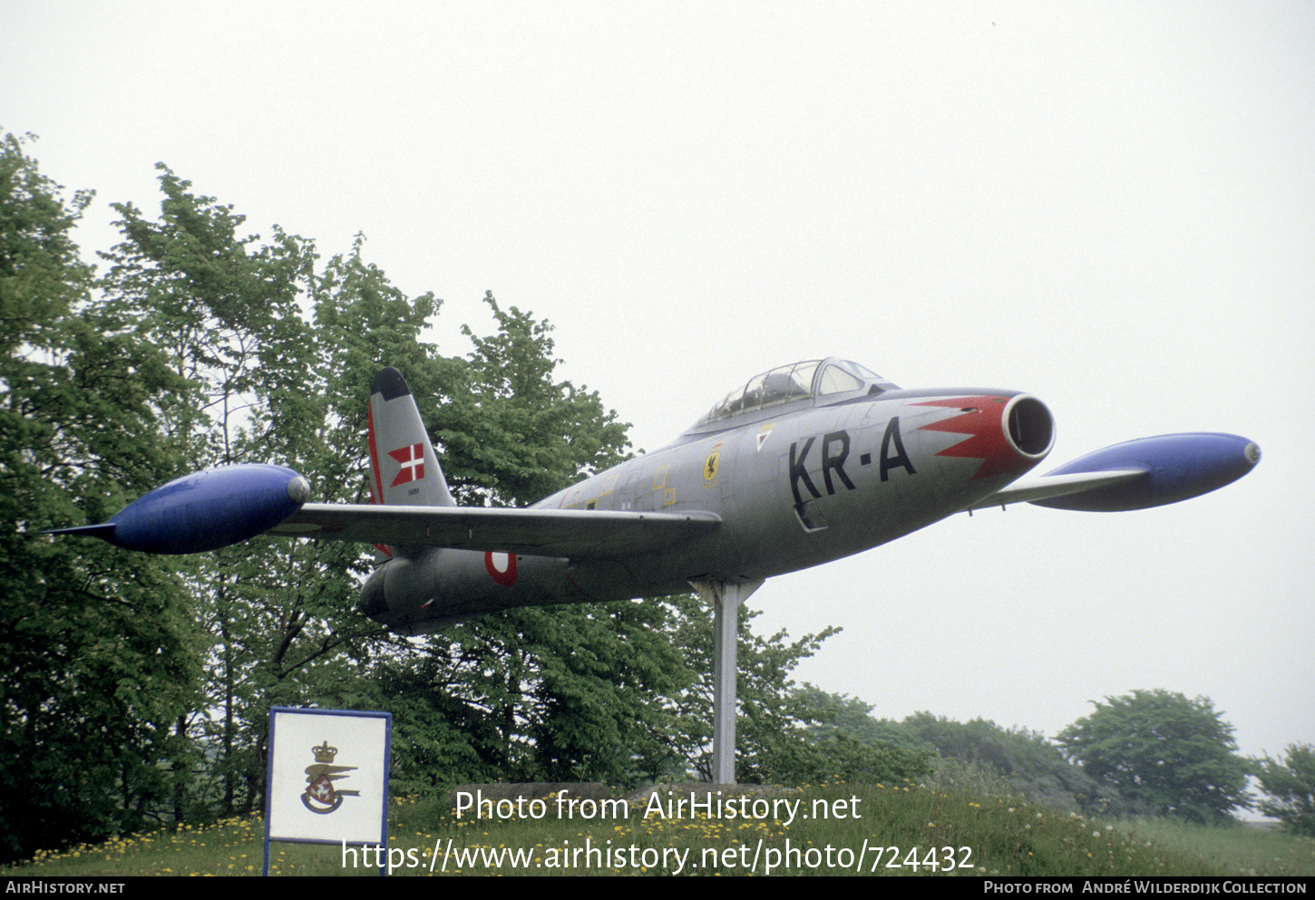 Aircraft Photo of 19966 | Republic F-84G Thunderjet | Denmark - Air Force | AirHistory.net #724432