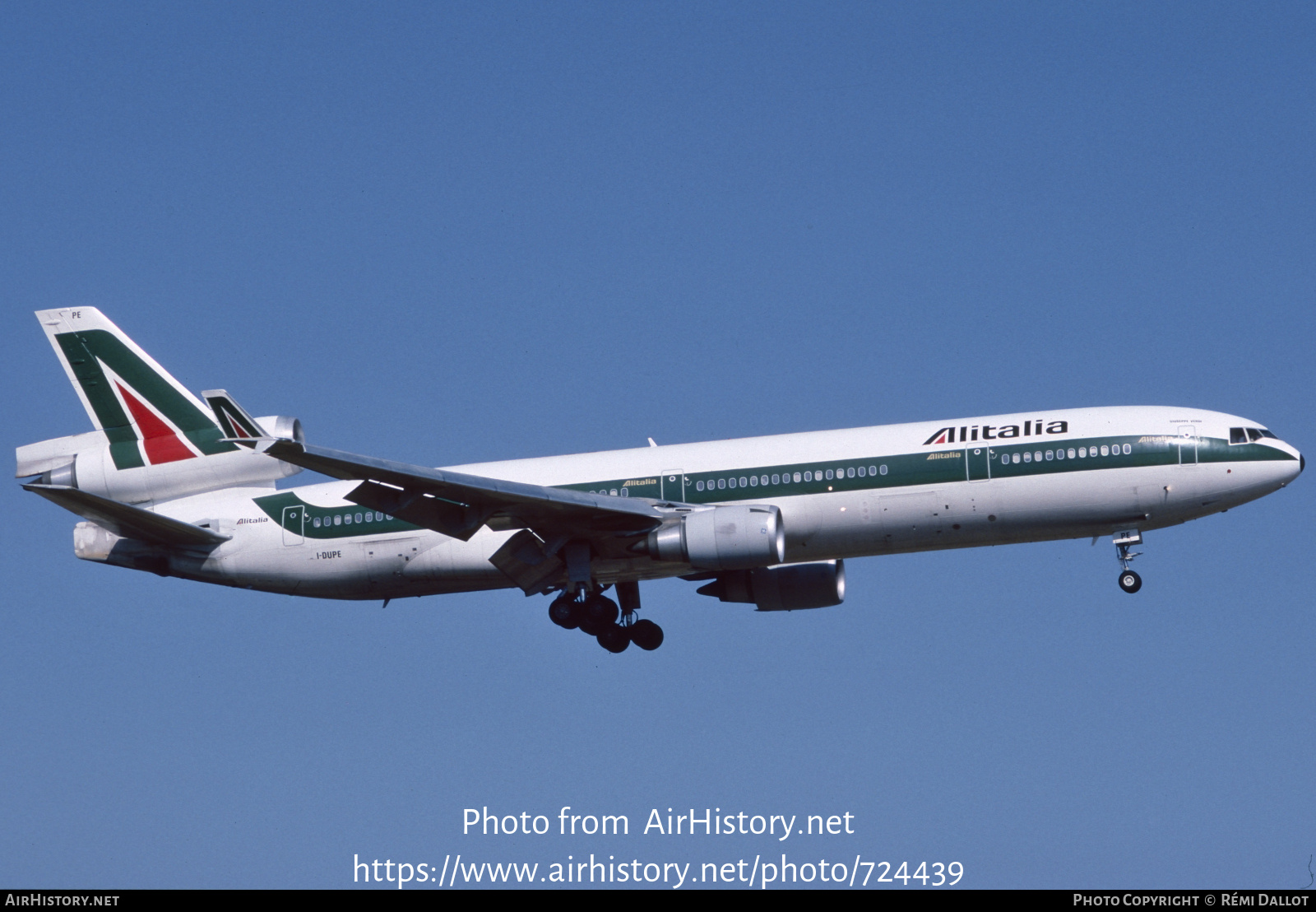 Aircraft Photo of I-DUPE | McDonnell Douglas MD-11C | Alitalia | AirHistory.net #724439