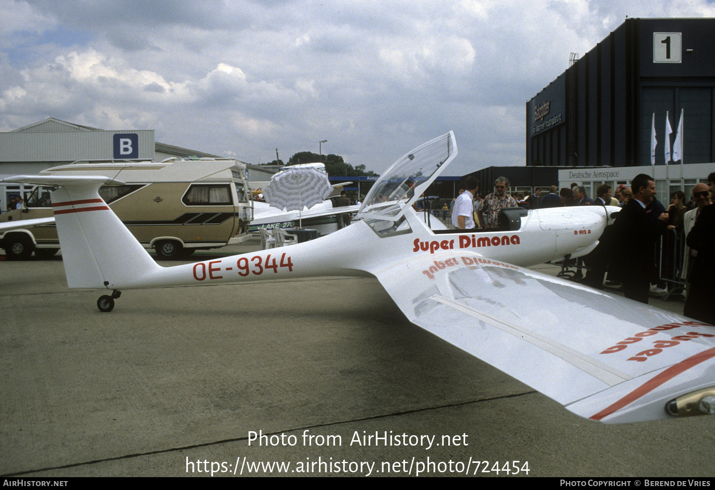 Aircraft Photo of OE-9344 | Hoffmann HK-36 Super Dimona | AirHistory.net #724454