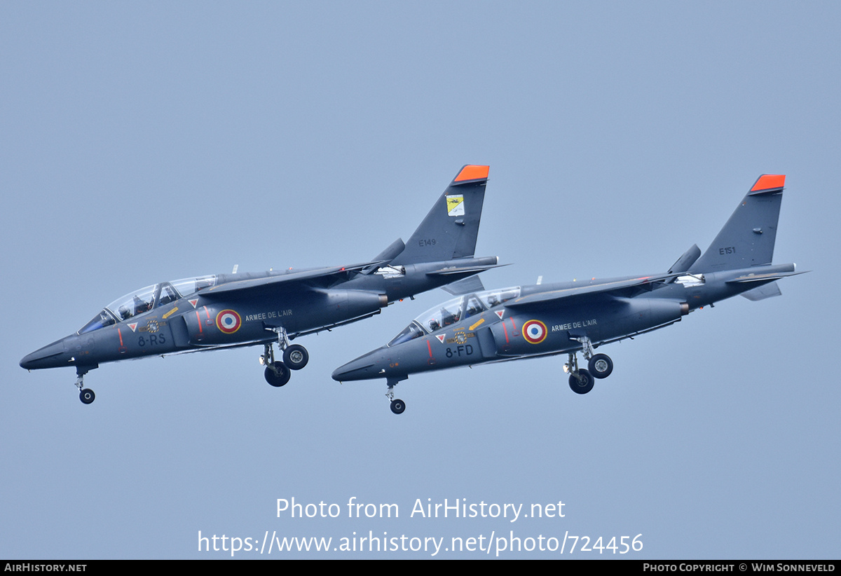 Aircraft Photo of E149 | Dassault-Dornier Alpha Jet E | France - Air Force | AirHistory.net #724456